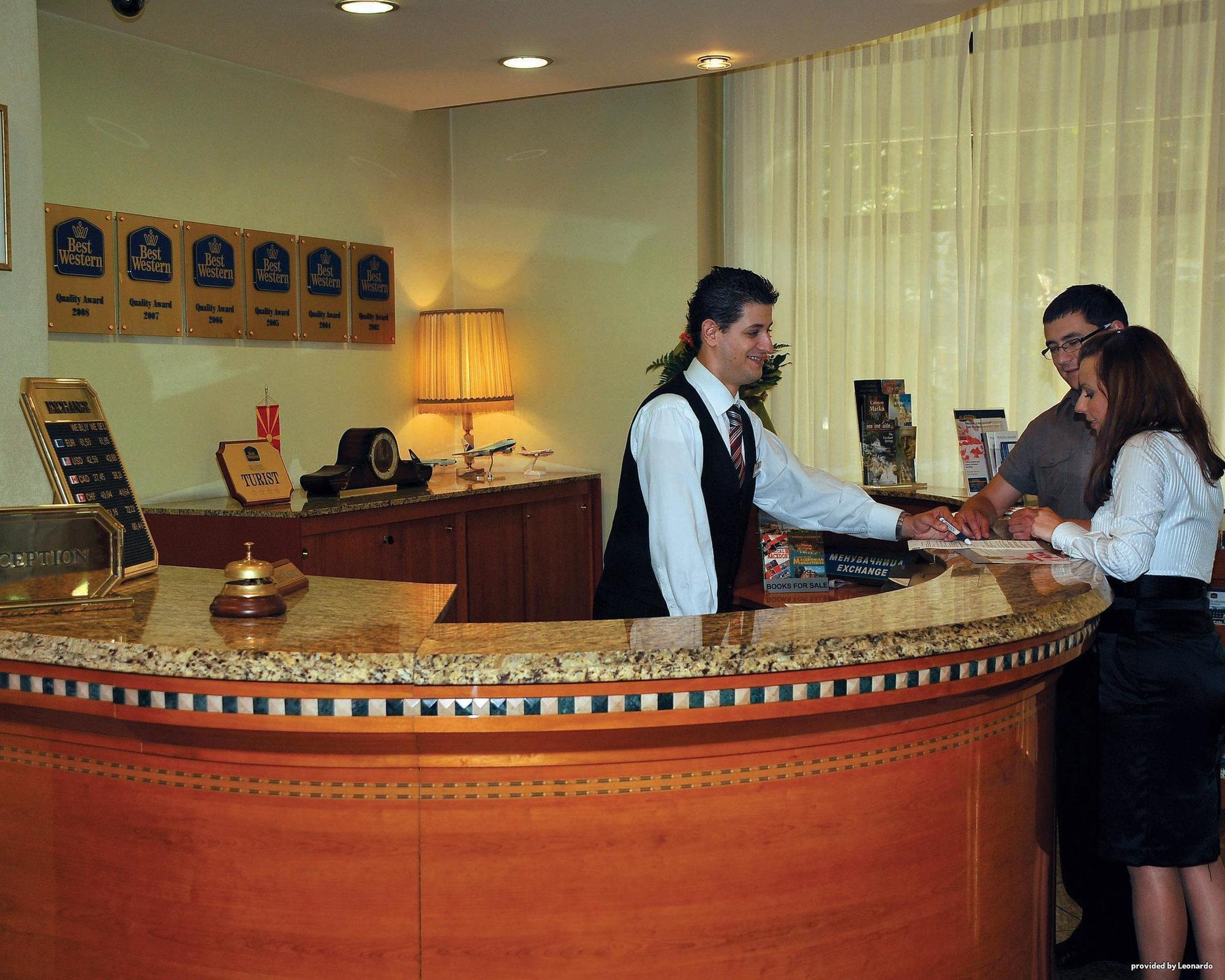Best Western Hotel Turist Skopje Interior foto